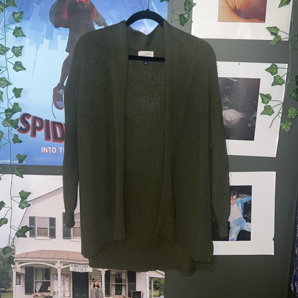 Long Forest Green Cardigan!💚